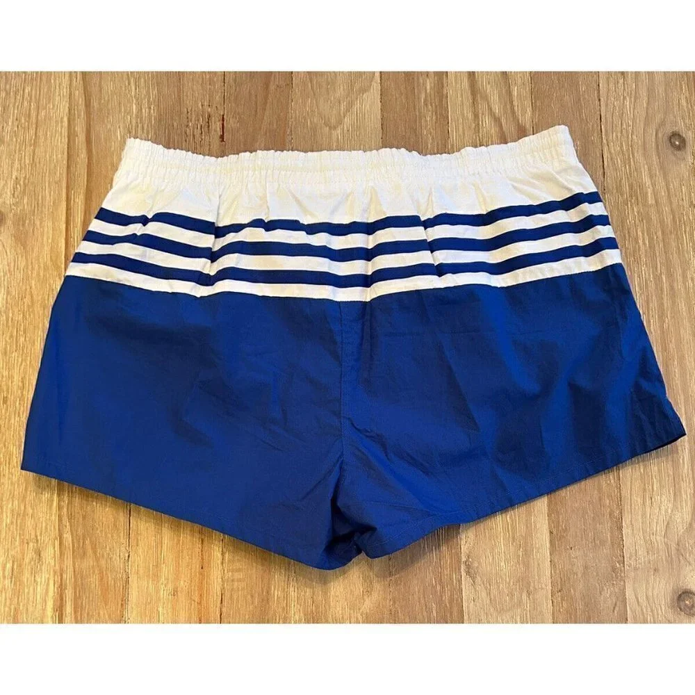 Vintage RHM Dock Wear Mens Swim Trunks Shorts Size XL Retro Striped 80/90s